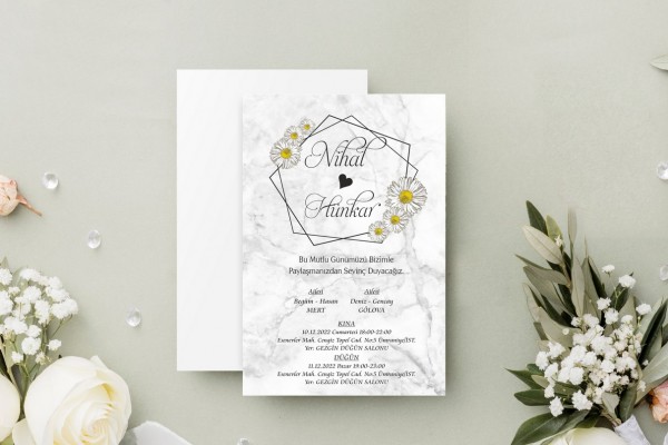 Kızaklı KZ0097 Butik Tasarım Davetiye