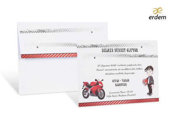 Erdem 80975 Sünnet Davetiyesi